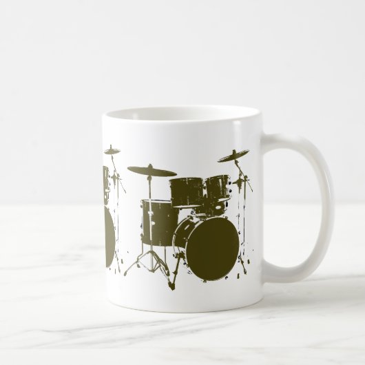 koffie voor de drummer koffiemok (Rechts)