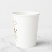 👉 Koffie voor de praat – Grappige koffieliefhebbe Papieren Bekers (Links)