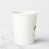 👉 Koffie voor de praat – Grappige koffieliefhebbe Papieren Bekers (Rechts)