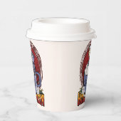 Koffie voor Drink en scary Paper Cups Papieren Bekers (Rechts)