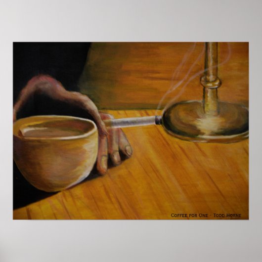 Koffie voor één poster (Voorkant)