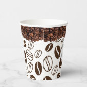 Koffie voor eigen zakelijke Logo Winkelpapier Papieren Bekers (Rechts)