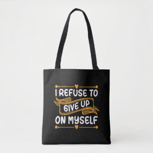Koffie voor geestelijke gezondheid Ik weiger om an Tote Bag