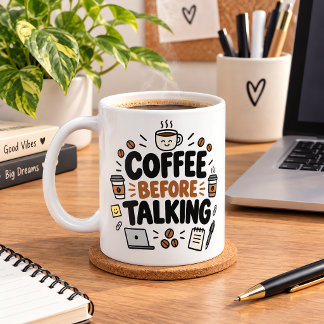 Koffie Voor Grappig Kantoor Koffiemok