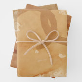 Koffie voor het inpakken van papierbladen inpakpapier vel (In situ)