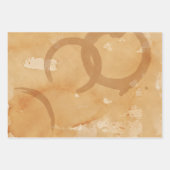 Koffie voor het inpakken van papierbladen inpakpapier vel (Voorkant)