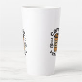 Koffie voor het leven - pronk met je liefde voor k latte mok (Voorkant)