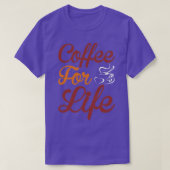 koffie voor het leven t-shirt (Design voorkant)