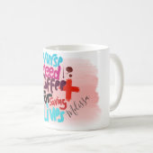 Koffie voor het redden van levens koffiemok (Voorkant rechts)