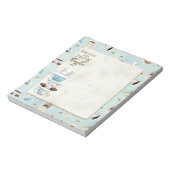 Koffie voor kalk en Drink behouden - Gestapelde ko Notitieblok (Linkerzijde)