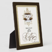 Koffie voor kalk en Drink behouden - Mode Trendy C Fotoplaat (Zijkant)