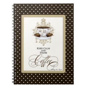 Koffie voor kalk en Drink houden - Mode Trendy Chi Notitieboek