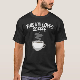 Koffie voor kinderen - jongens - Koffie - Barista  T-shirt