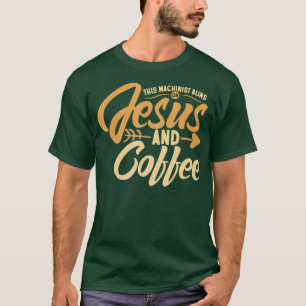 Koffie voor machinist Deze machinist draait op T-shirt