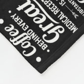 Koffie voor medisch receptionisten achter elke fleece deken (Hoek)