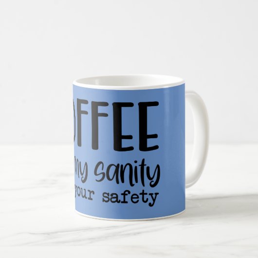 Koffie voor mijn gezondheid en uw Mok (Voorkant rechts)