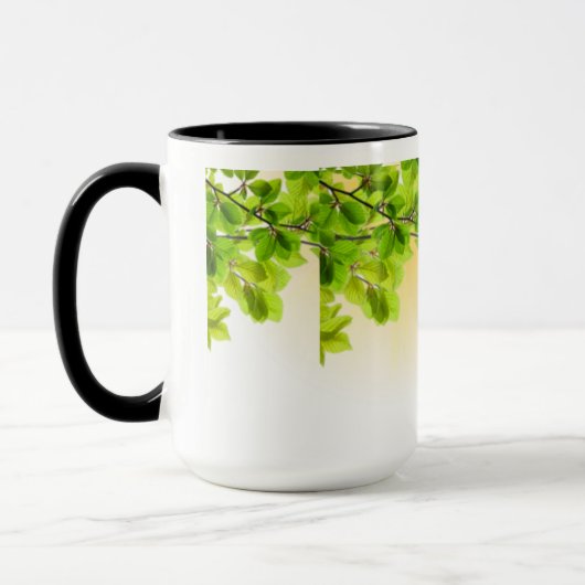 koffie voor mok in de morgen (Links)