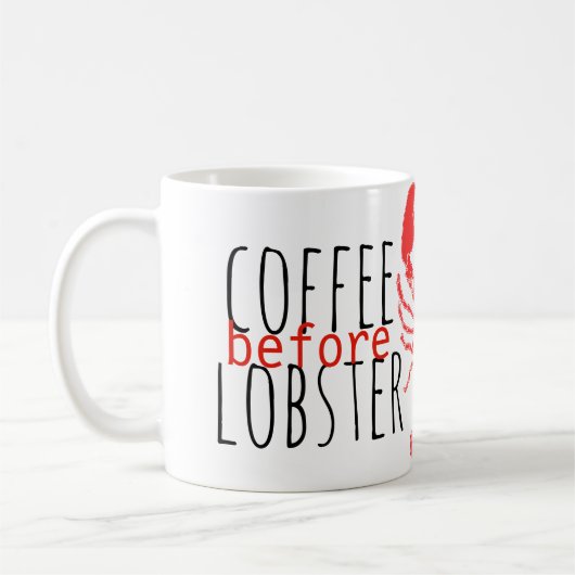 Koffie voor Mok van Lobster (Links)