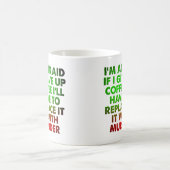 Koffie Voor Moord Grappige Mok (Center)