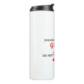 Koffie voor motorauto-mechanische garagemiddelen thermosbeker (Gedraaid links)