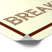 Koffie voor ontbijtPoster Poster (Hoek)