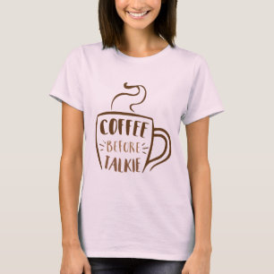 Koffie Voor Praatje Mok T-shirt