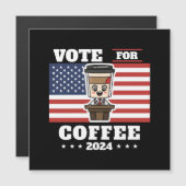 Koffie voor president, stem op koffie (Voorkant / Achterkant)