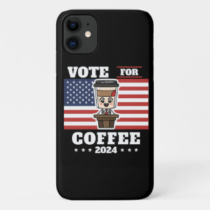 Koffie voor president, stem op koffie Case-Mate iPhone case
