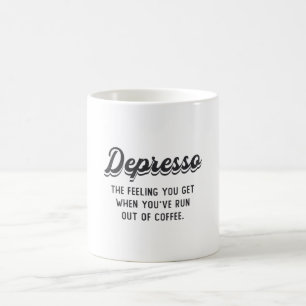 Koffie voor psychische gezondheid Depresso Koffiemok