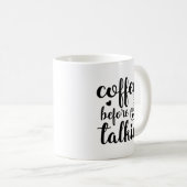 Koffie voor talk koffiemok (Voorkant rechts)