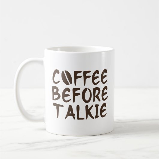 Koffie voor Talkie Coffee-Mok Koffiemok (Links)
