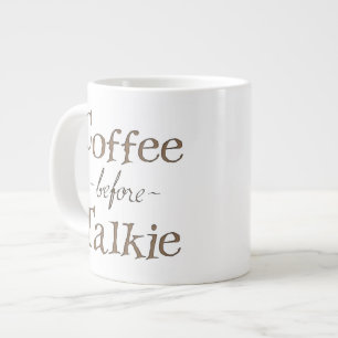 Koffie voor Talkie Grote Koffiekop