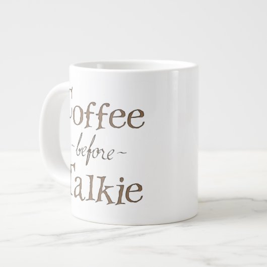 Koffie voor Talkie Grote Koffiekop (Links)