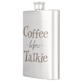 Koffie voor Talkie Heupfles (Links)