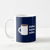 Koffie vóór talkie mok (Links)