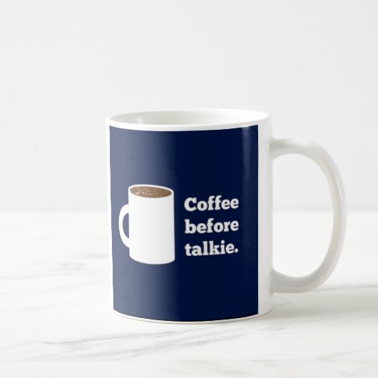 Koffie vóór talkie mok (Rechts)
