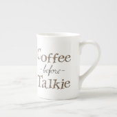 Koffie voor Talkie Porselein Kop (Rechts)