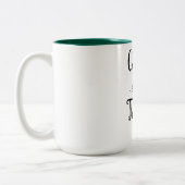 Koffie voor Talkie Tweekleurige Koffiemok (Links)