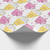 Koffie voor warm of koud gebruik voor Valentijns Cadeaupapier (Hoek)