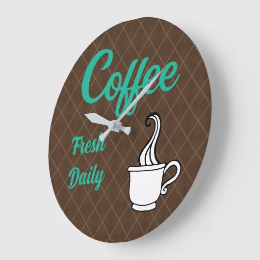 Koffie voor winkelwand Klok keukengerei (Hoek)