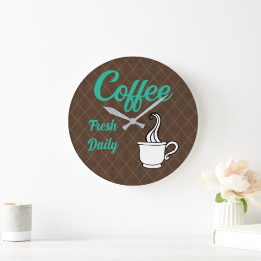 Koffie voor winkelwand Klok keukengerei (Huis)