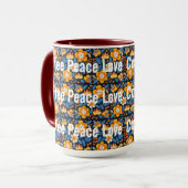 Koffie Vrede Liefde Mok (Voorkant links)