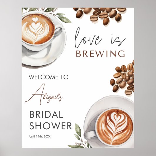 Koffie Vrijgezellenfeest - 16x20 Welkom Poster (Voorkant)