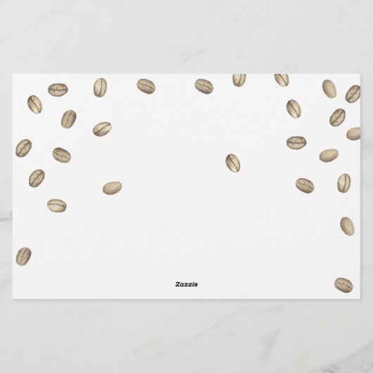 Koffie Vrijgezellenfeest advies en wensen Briefpapier (Achterkant)