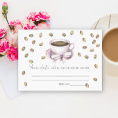 Koffie Vrijgezellenfeest Datum nacht ideeën Datum  Informatiekaartje