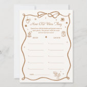 Koffie Vrijgezellenfeest hoe oud waren ze spel Kaa Kaart (Voorkant)