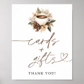 Koffie Vrijgezellenfeest Kaarten & Geschenken Teke Poster (Voorkant)