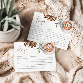 Koffie Vrijgezellenfeest - Liefde is brouwen Recep Informatiekaartje