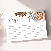 Koffie Vrijgezellenfeest - Liefde is brouwen Recep Informatiekaartje