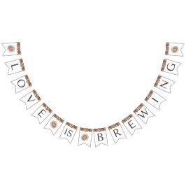 Koffie Vrijgezellenfeest - Liefde is Brouwen Vlaggetjes